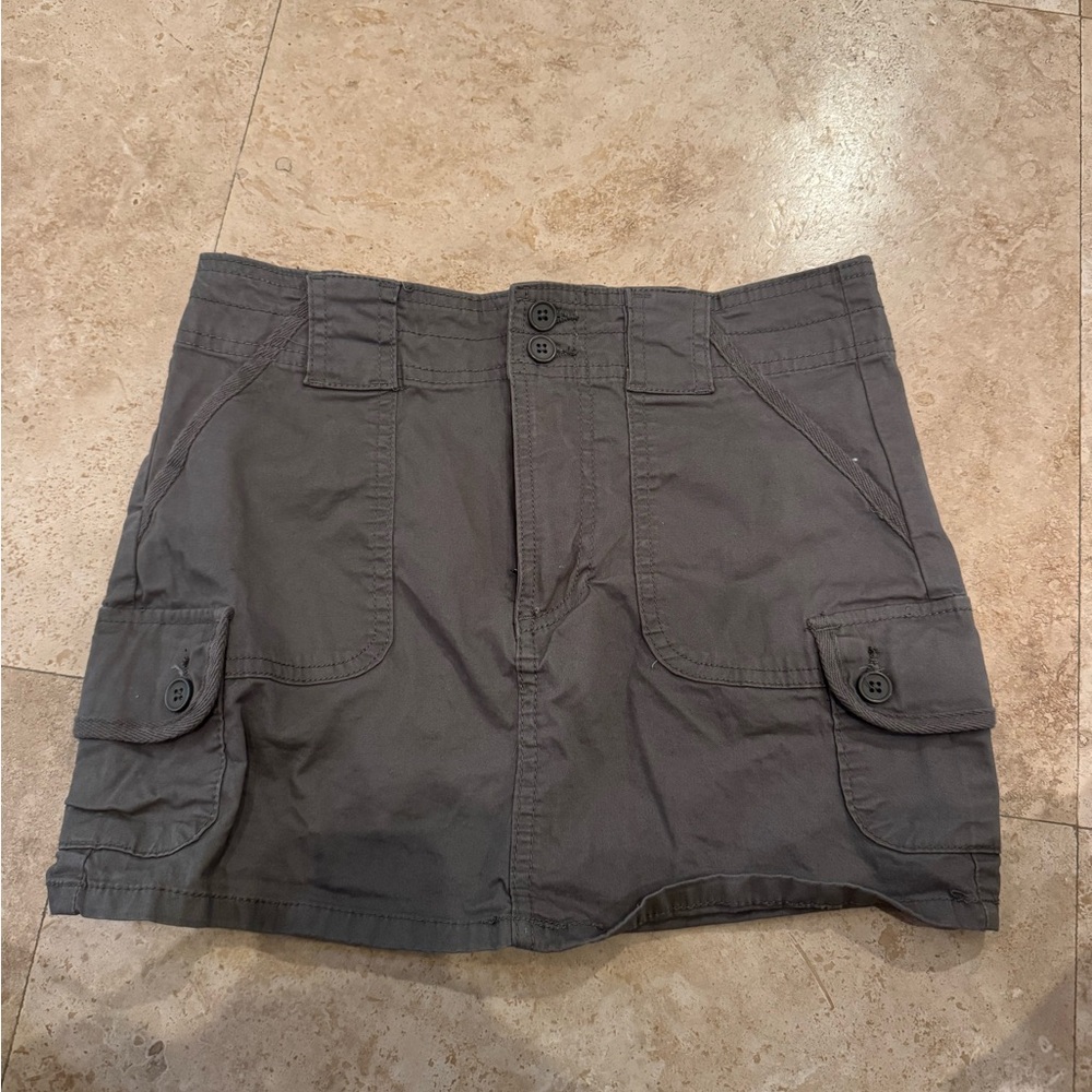 RSQ Taupe Cargo Skirt